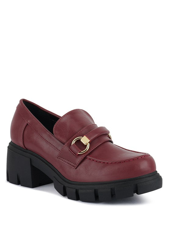 Evangeline Chunky Platform Loafers