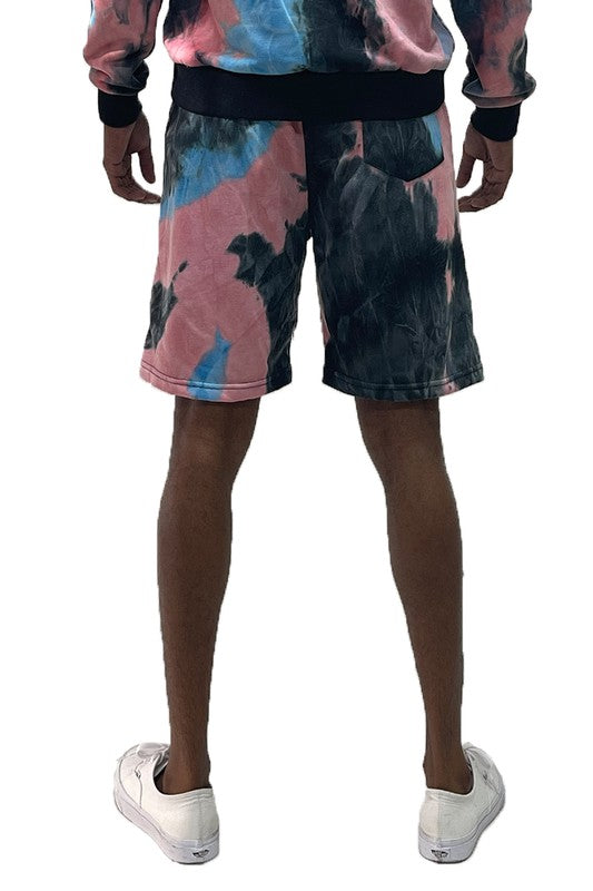 Weiv Mens Tye Dye Sweat Shorts