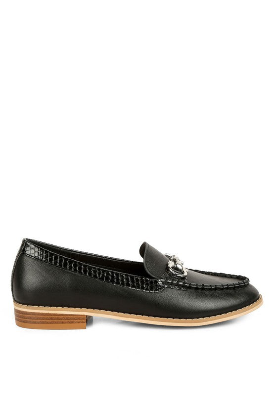 Holda Horsebit Embelished Loafers