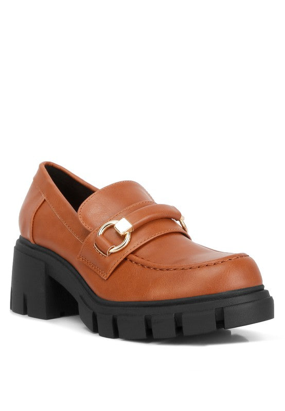 Evangeline Chunky Platform Loafers