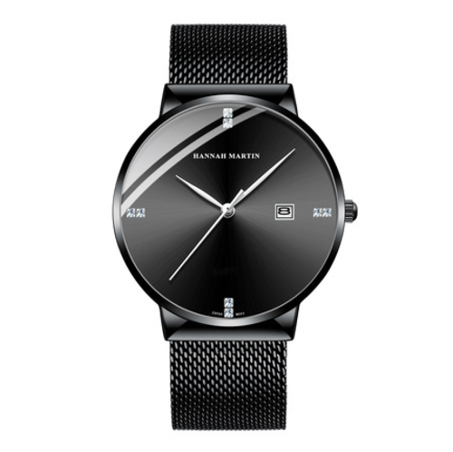 Business Casual Stainless Steel Quartz Watch For Men