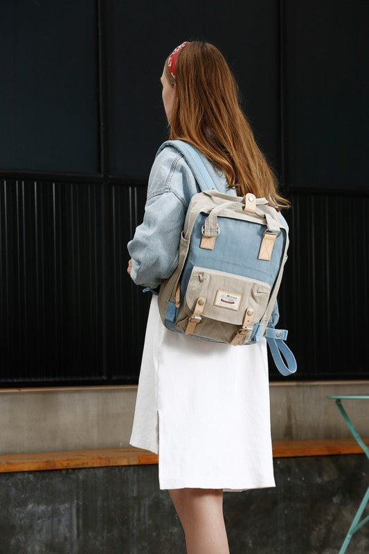 VINTAGE WATERPROOF BACKPACK-MULTI 14.9