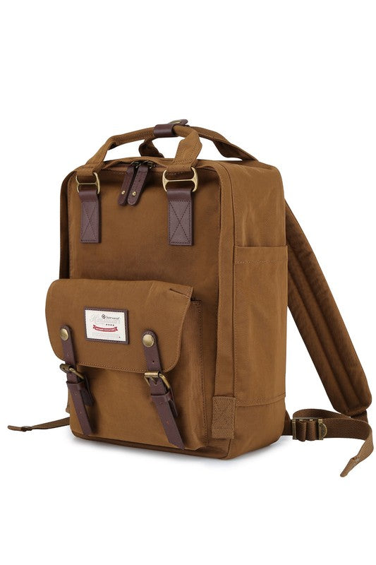 VINTAGE WATERPROOF BACKPACK-SOLID 14.9