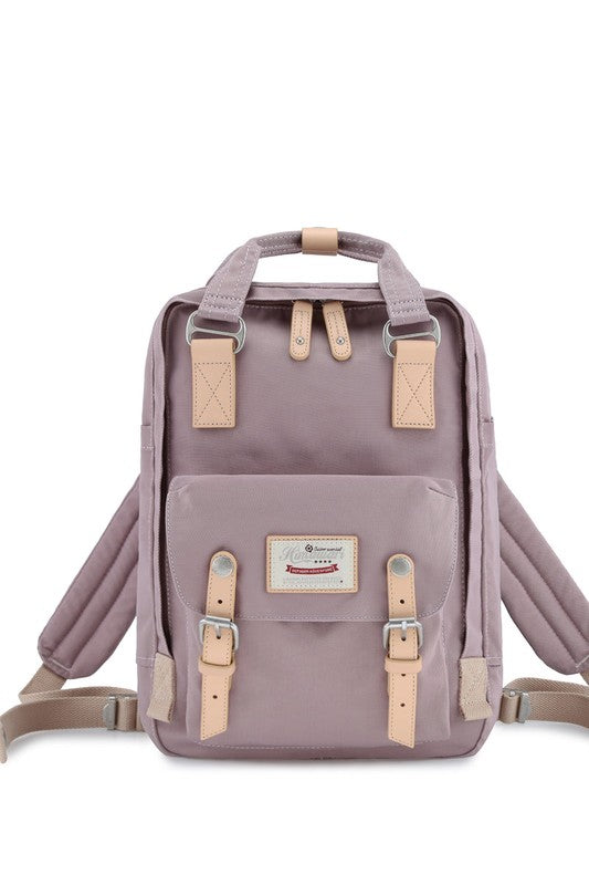 VINTAGE WATERPROOF BACKPACK-SOLID 14.9