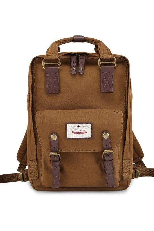 VINTAGE WATERPROOF BACKPACK-SOLID 14.9