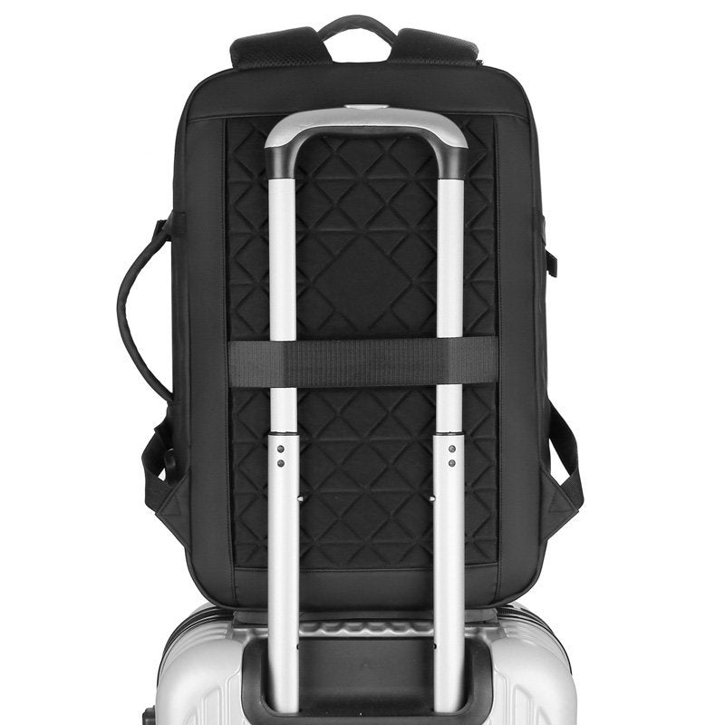 Business Mens Backpacks Multifunctional Waterproof Men's Bag USB