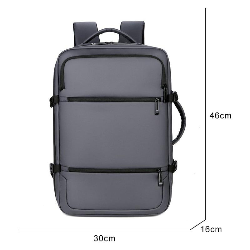 Business Mens Backpacks Multifunctional Waterproof Men's Bag USB