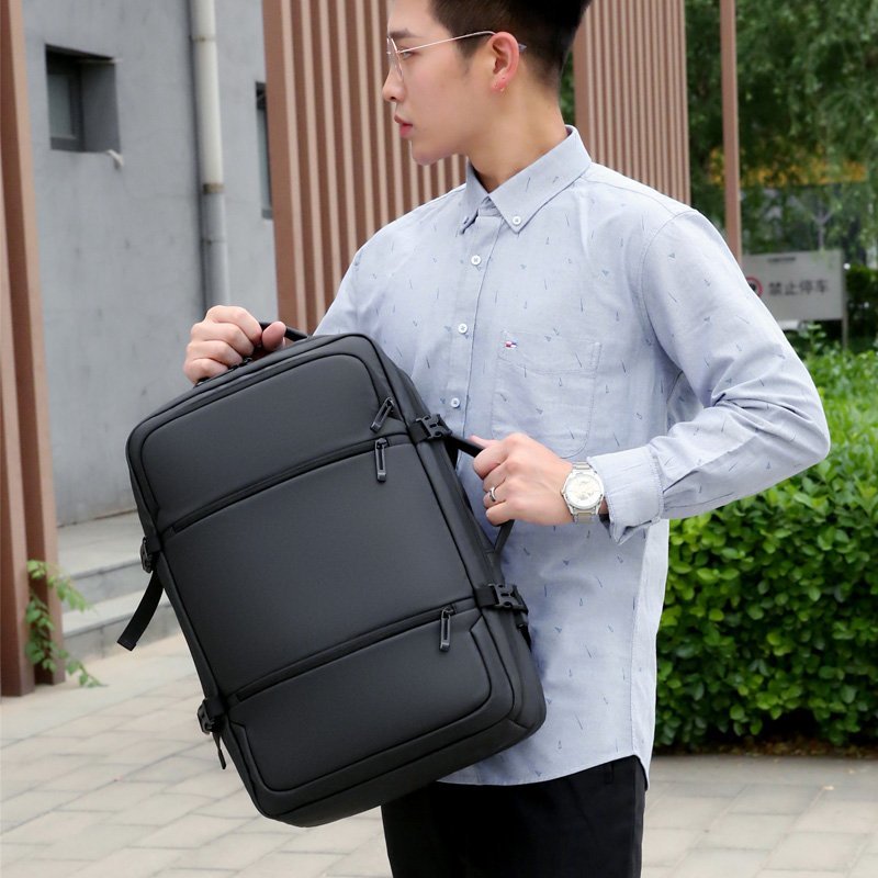 Business Mens Backpacks Multifunctional Waterproof Men's Bag USB