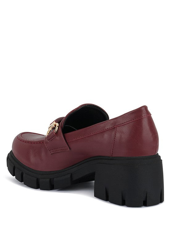 Evangeline Chunky Platform Loafers